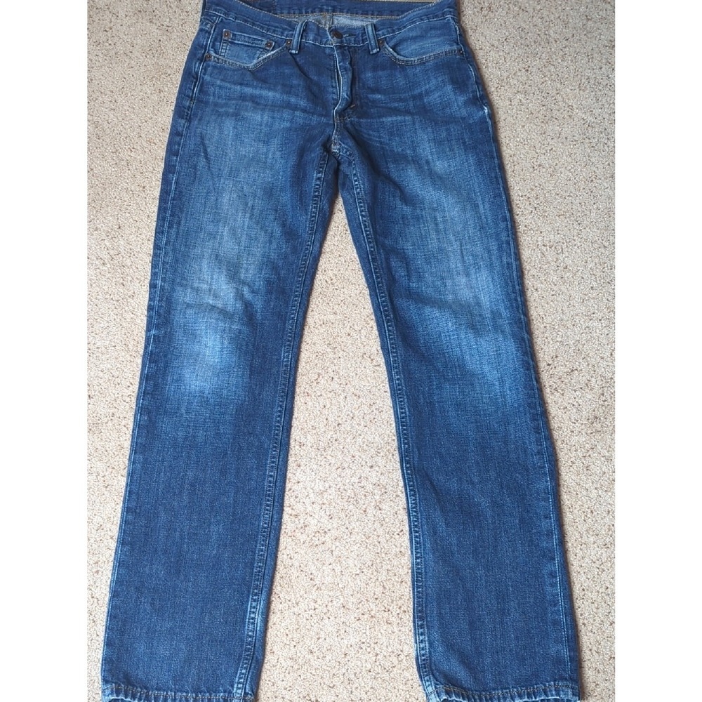 Levi's Men's Dark Blue Straight Jeans 30x32